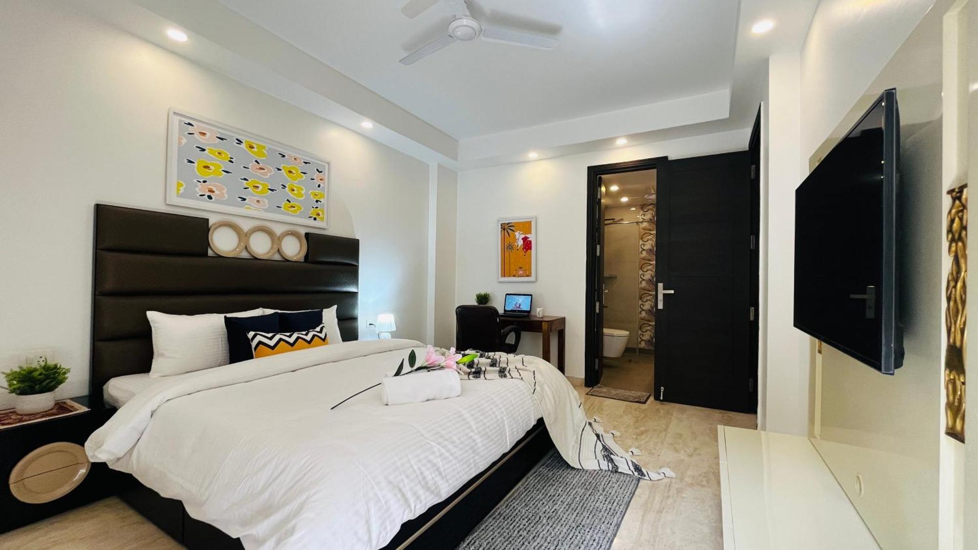 Olive Service Apartments - Greater Kailash New Delhi Ngoại thất bức ảnh