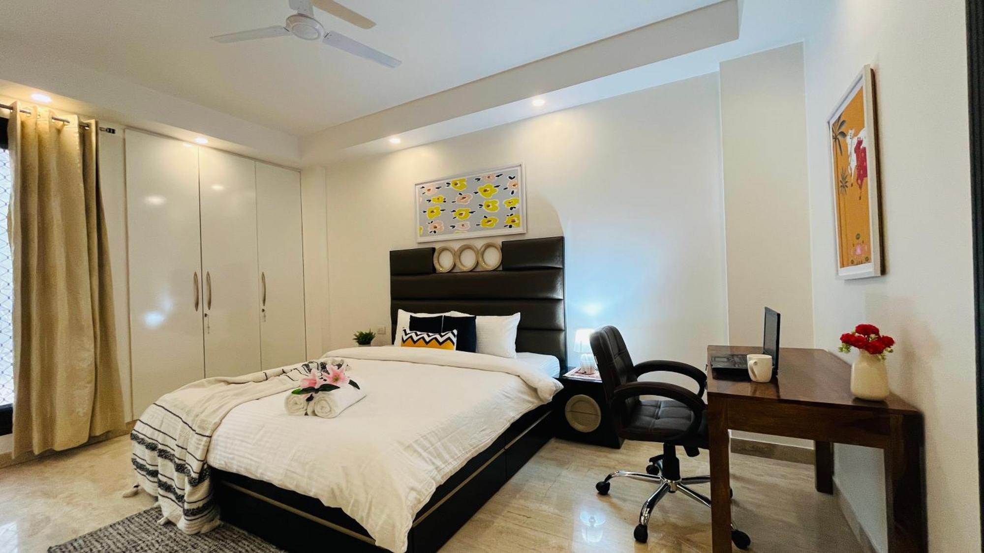 Olive Service Apartments - Greater Kailash New Delhi Ngoại thất bức ảnh