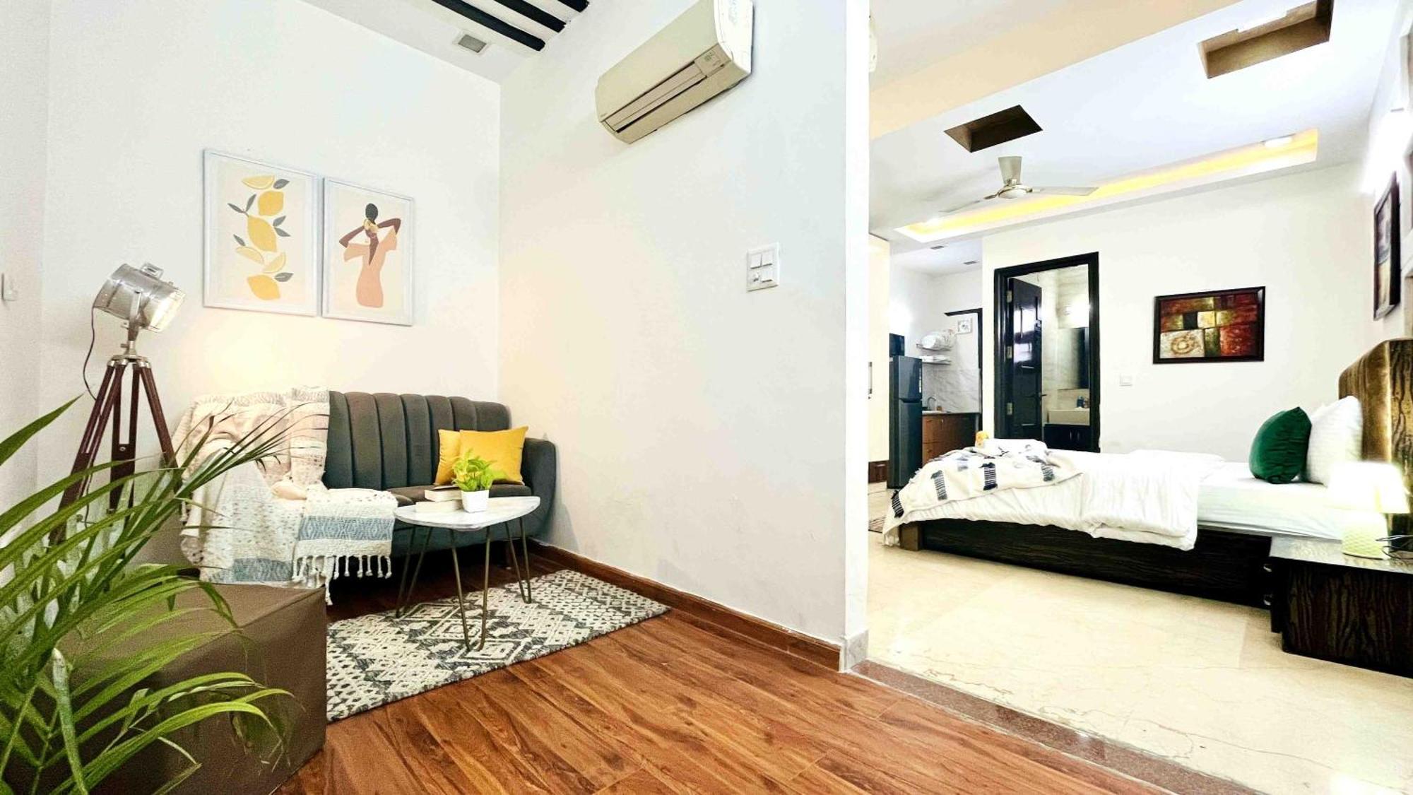 Olive Service Apartments - Greater Kailash New Delhi Phòng bức ảnh