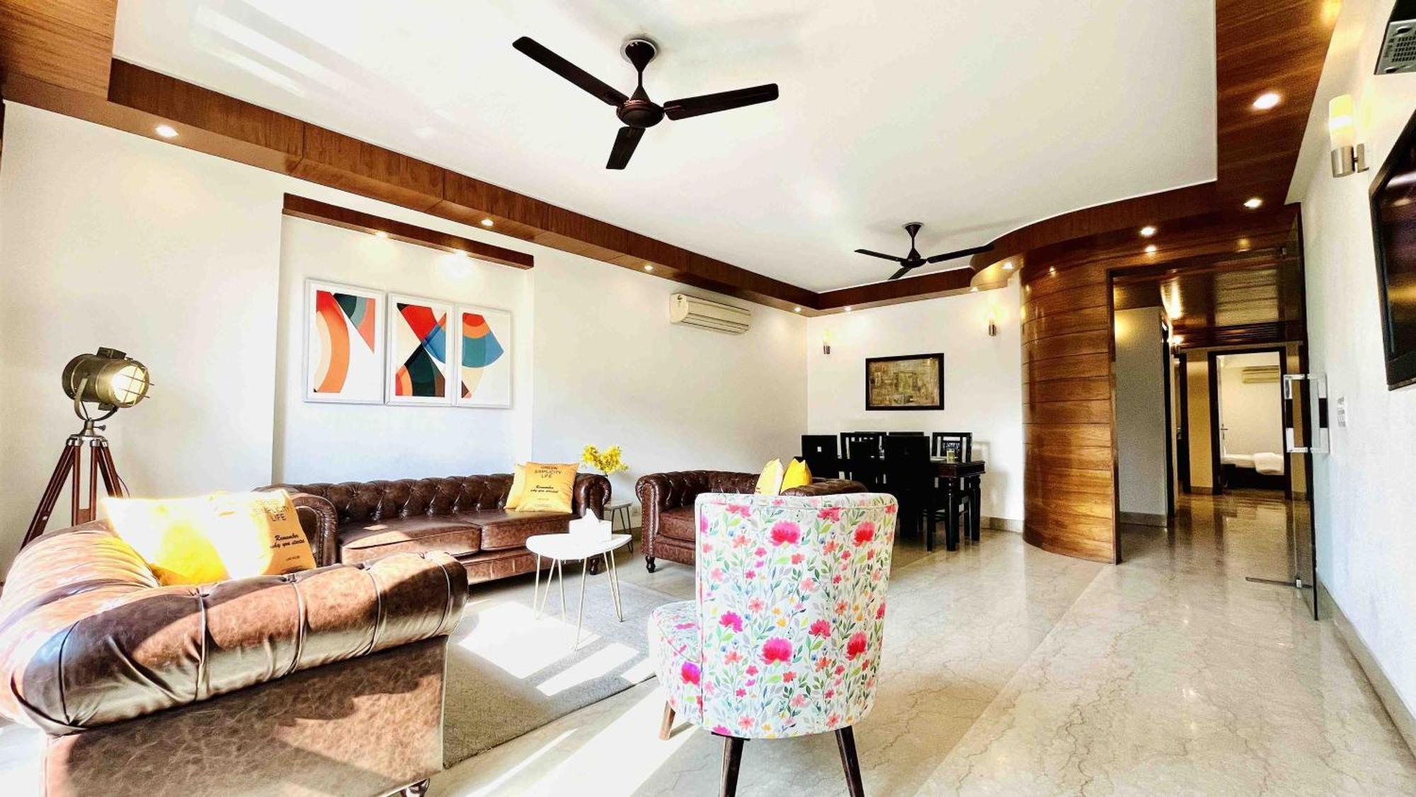 Olive Service Apartments - Greater Kailash New Delhi Phòng bức ảnh