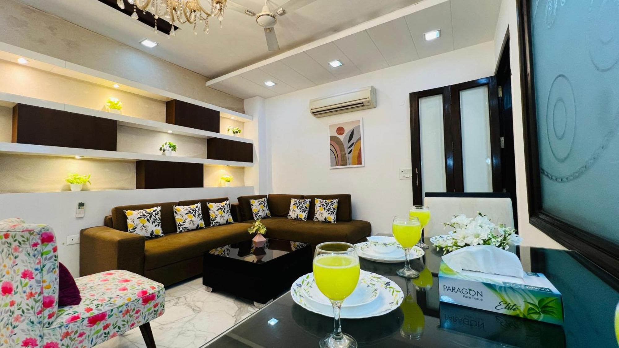 Olive Service Apartments - Greater Kailash New Delhi Ngoại thất bức ảnh